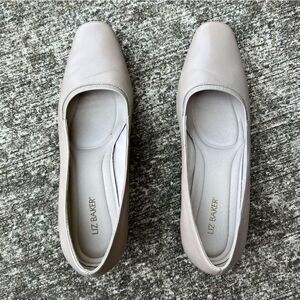 Liz Baker Women's‎ Heel Slip on Leather Upper Tan Size 6.5